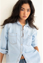 Load image into Gallery viewer, Denim Stripe Shirt by HUT
