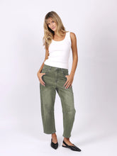 Load image into Gallery viewer, Leo Barrel Jean in Khaki by Monaco Jeans
