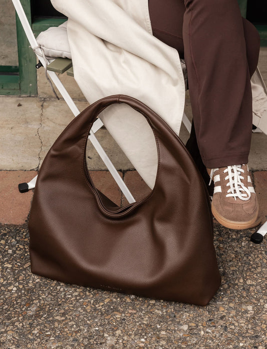 Monaco Bag in Chocolate by Louenhide
