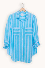 Load image into Gallery viewer, The Boyfriend Linen Shirt in Blue Bell by Hut
