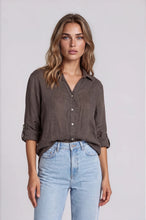 Load image into Gallery viewer, Gia Shirt in Chocolate by La Gemme
