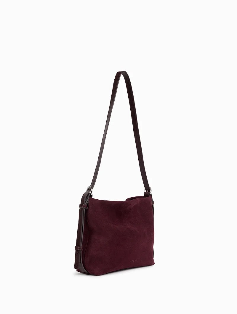 Mini Moreen Shoulder Bag in Eggplant by Nat & Nin
