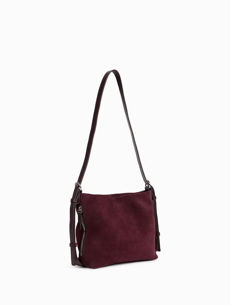 Mini Moreen Shoulder Bag in Eggplant by Nat & Nin