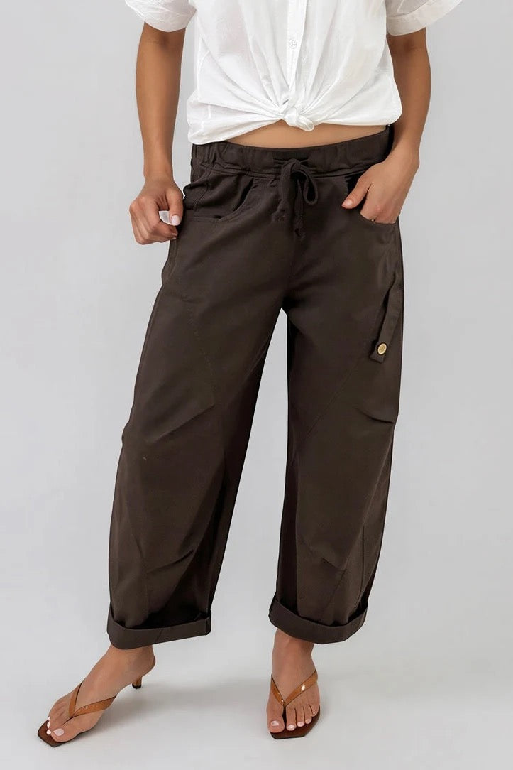 Lucia Pant in Chocolate by La Gemme