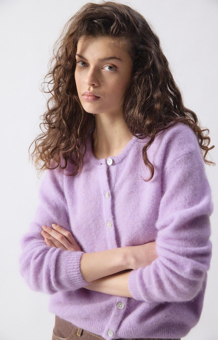 Vito Cardigan in Lavender by American Vintage