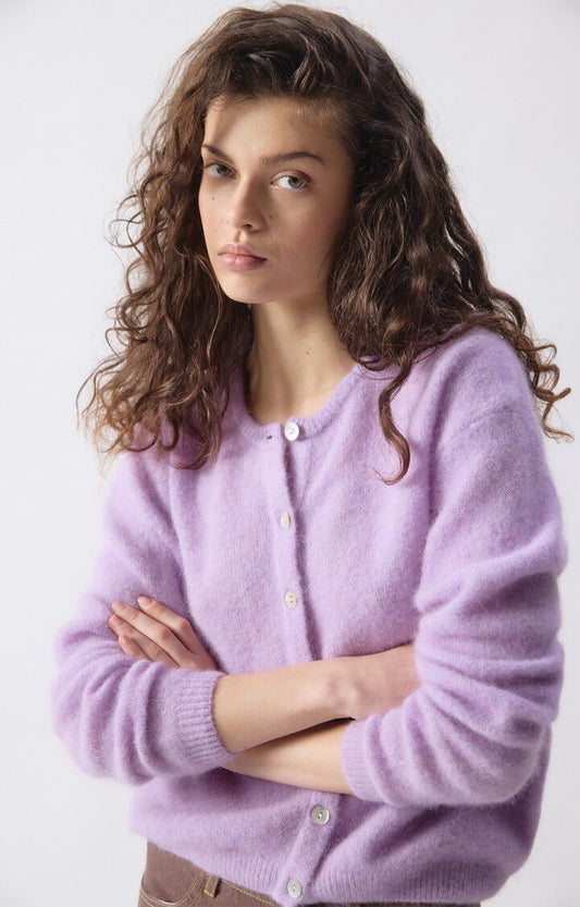 Vito Cardigan in Lavender by American Vintage