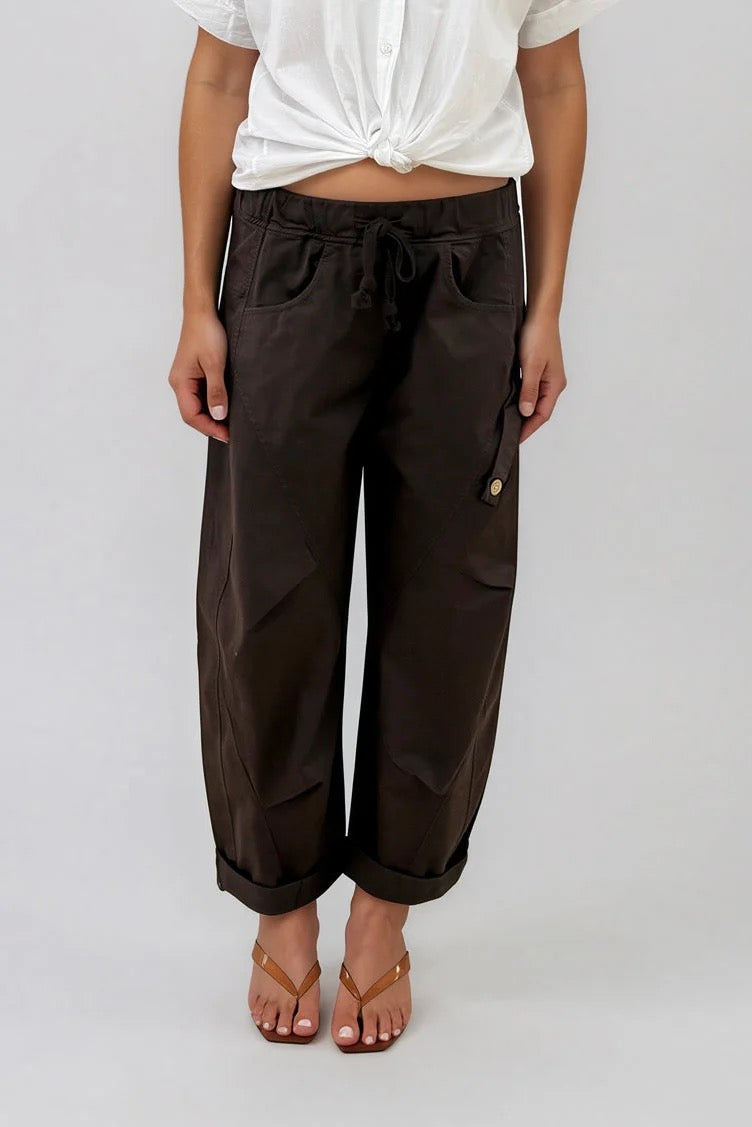 Lucia Pant in Chocolate by La Gemme