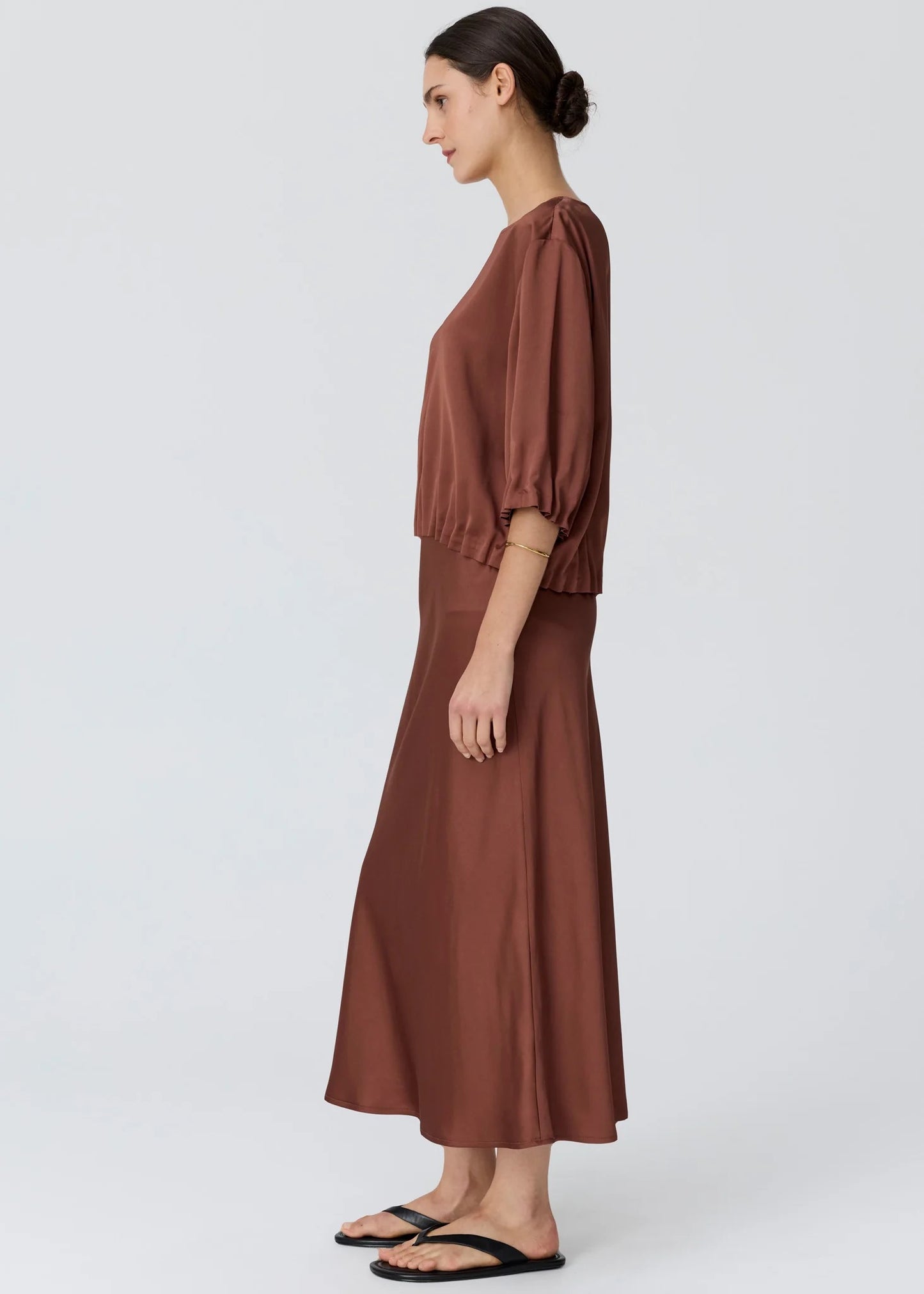 Innes Tuck Top in Toffee by POL