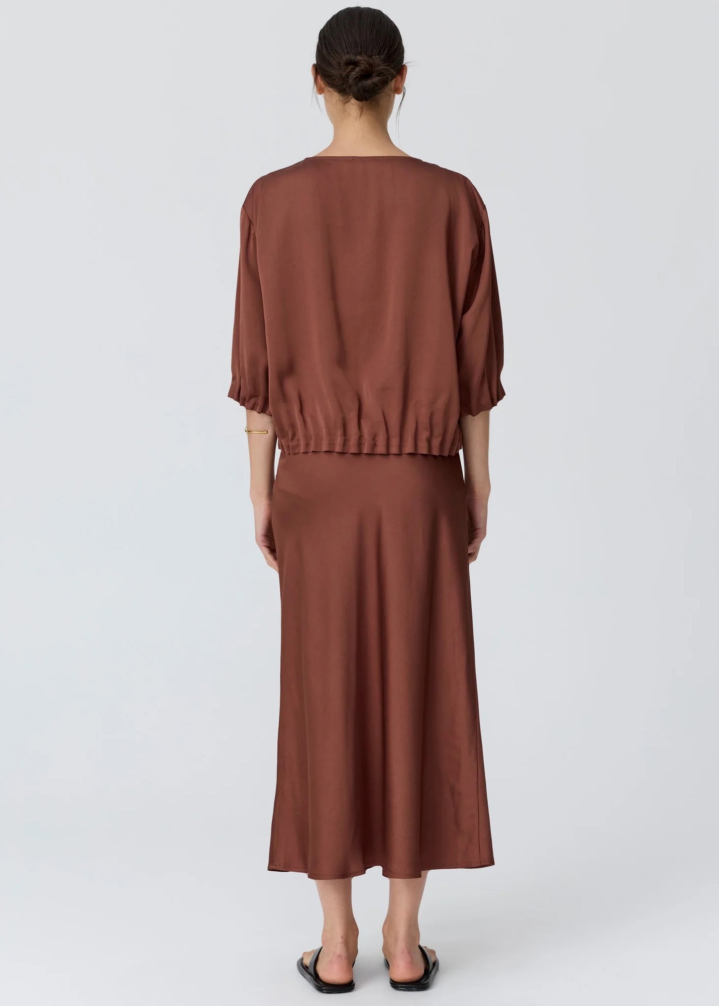 Innes Tuck Top in Toffee by POL