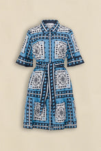 Load image into Gallery viewer, Submerge Dress in Bay Scarf by Zoe Kratzmann
