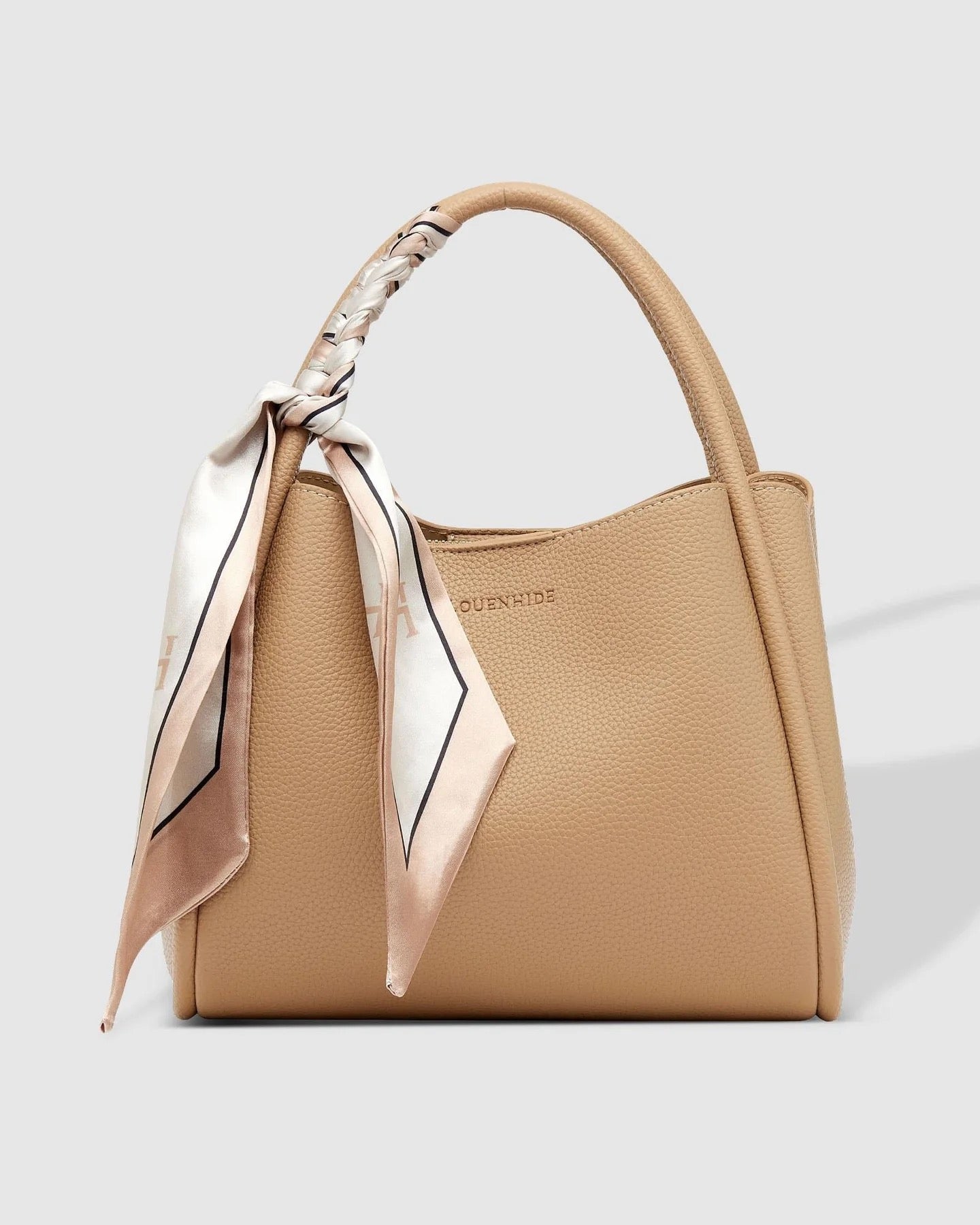 Steffie Mini Tote Bag in Biscuit by Louenhide