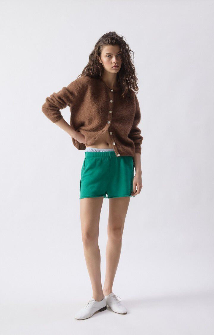 Vito Cardigan in Chocolate Melange by American Vintage