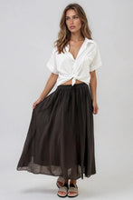Load image into Gallery viewer, Marta Skirt in Chocolate by La Gemme
