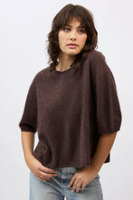 Load image into Gallery viewer, Eliza Tee in Dark Chocolate by Mia Fratino
