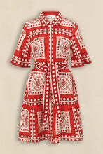 Load image into Gallery viewer, Submerge Dress in Poppy Scarf by Zoe Kratzmann
