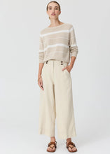Load image into Gallery viewer, Rosin Stripe Knit in Pebble/Chalk by POL
