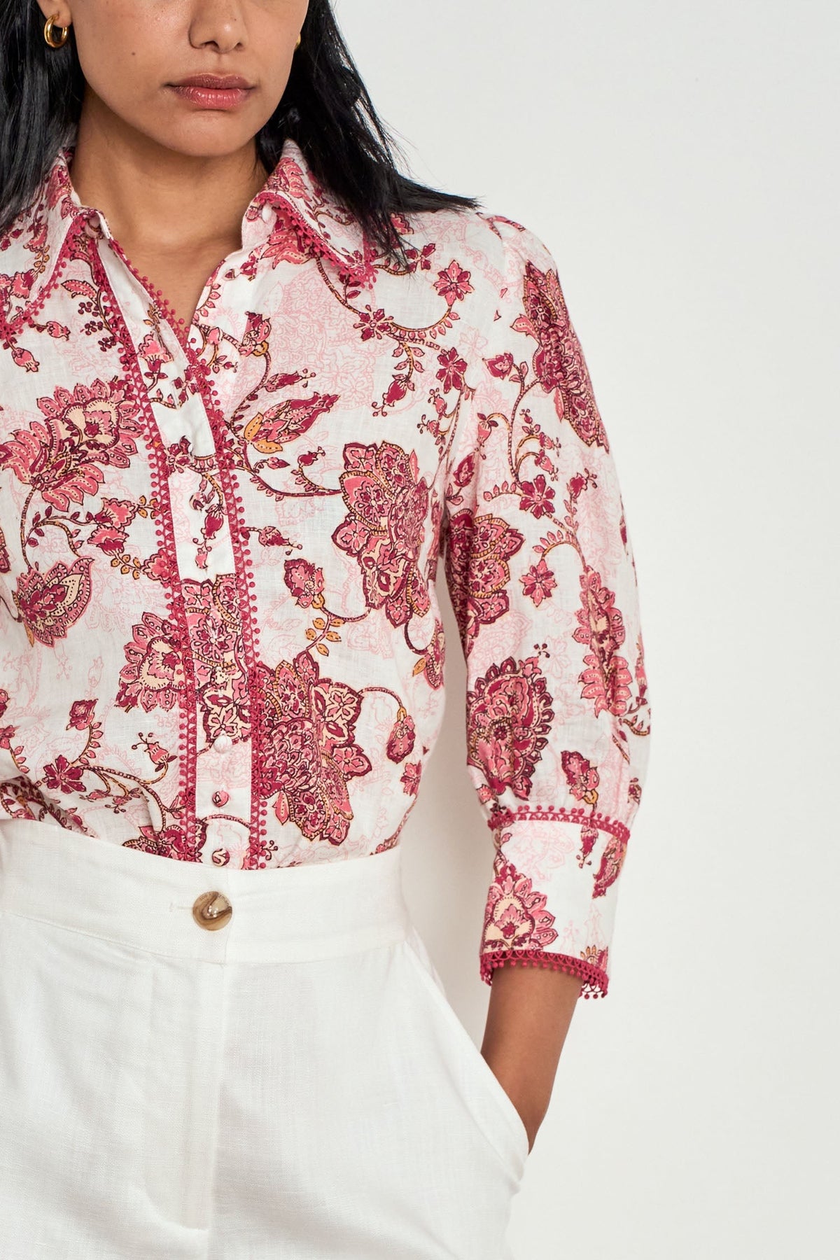 Serenade Top in Rose Paisley by Zoe Kratzmann