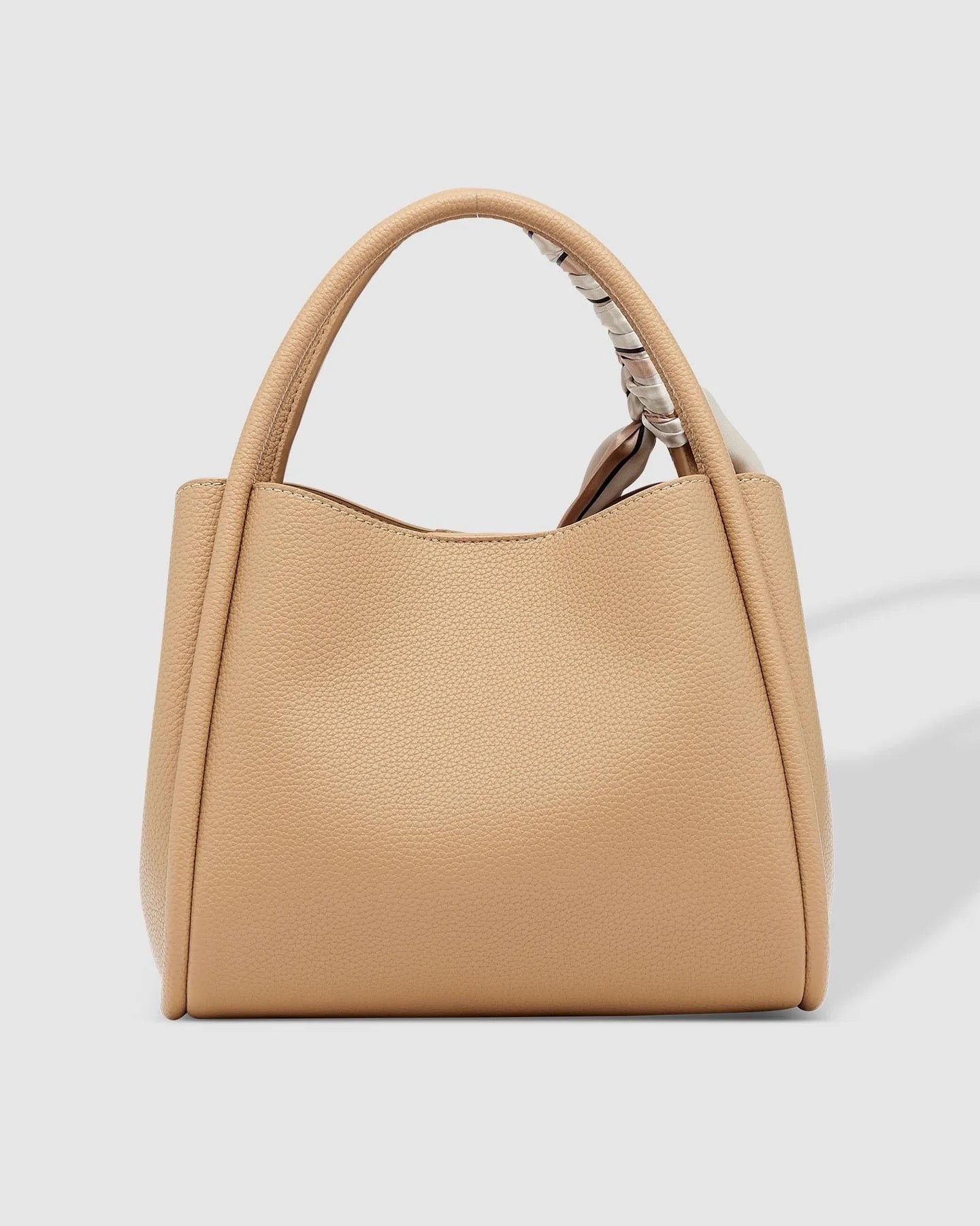 Steffie Mini Tote Bag in Biscuit by Louenhide