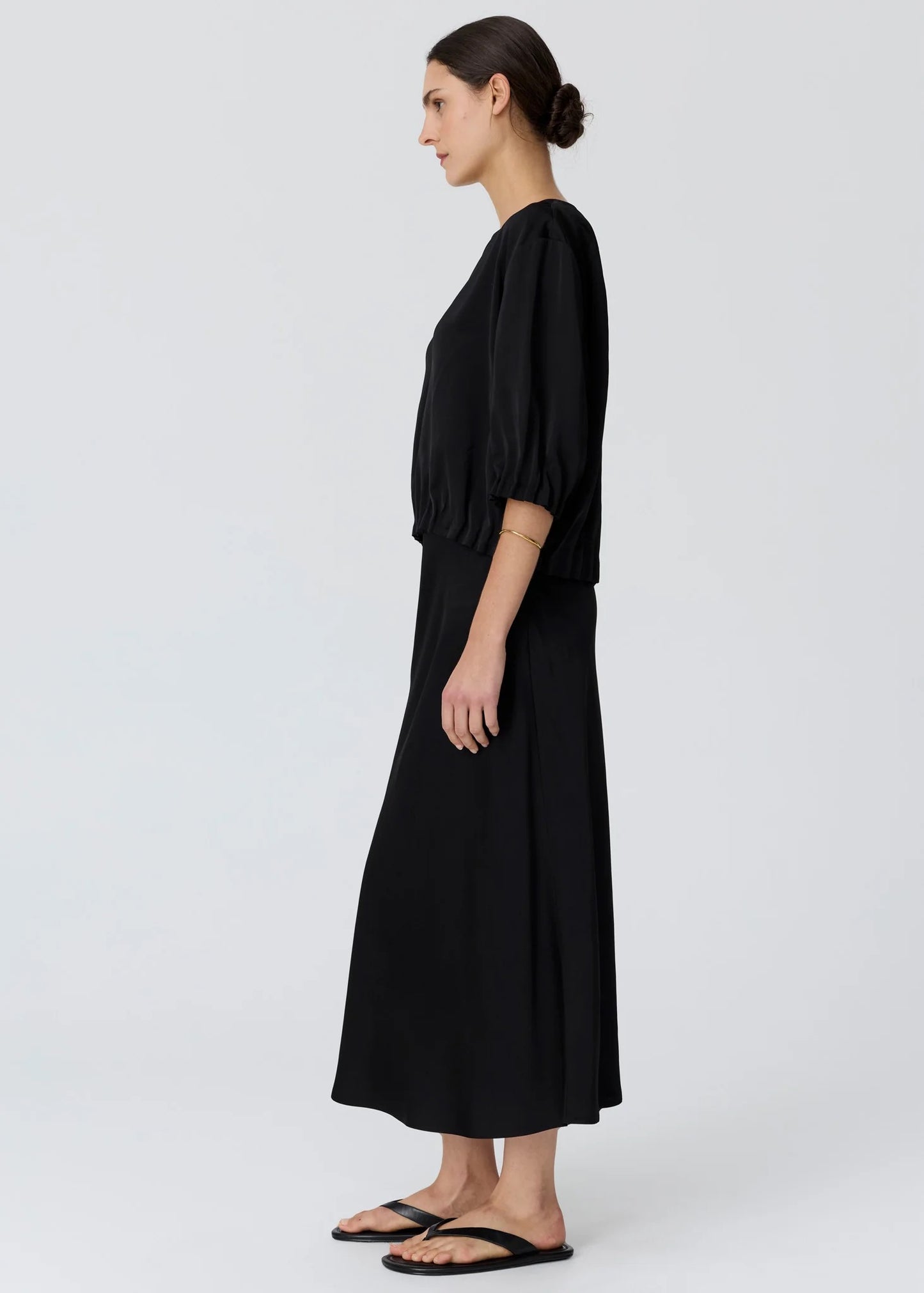 Innes Tuck Top in Black by POL