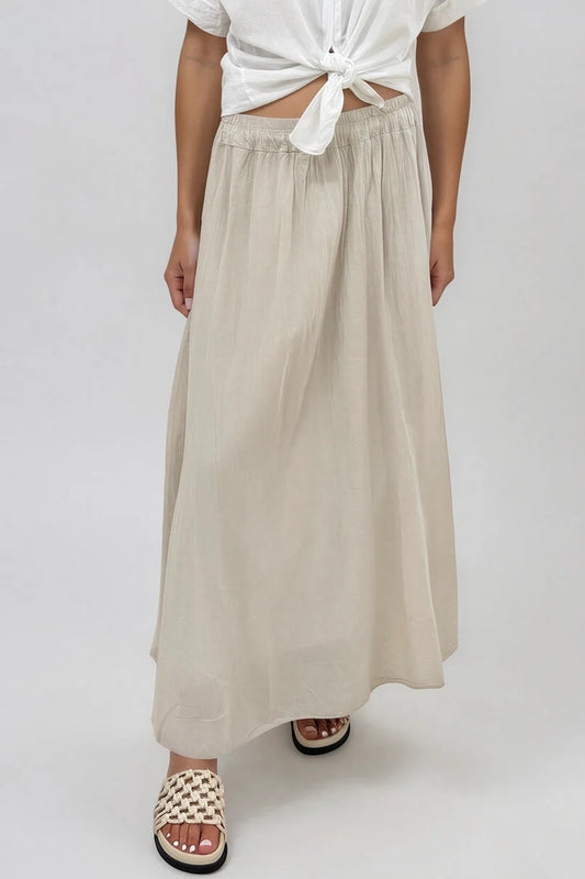Marta Skirt in Cream by La Gemme