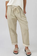 Load image into Gallery viewer, Paco Pant in Ecru Stripe by La Gemme
