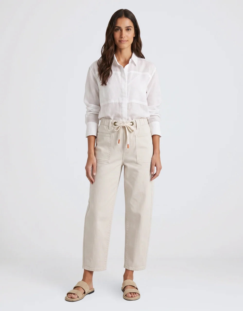 Carter Barrel Jean in Sand by Monaco Jeans