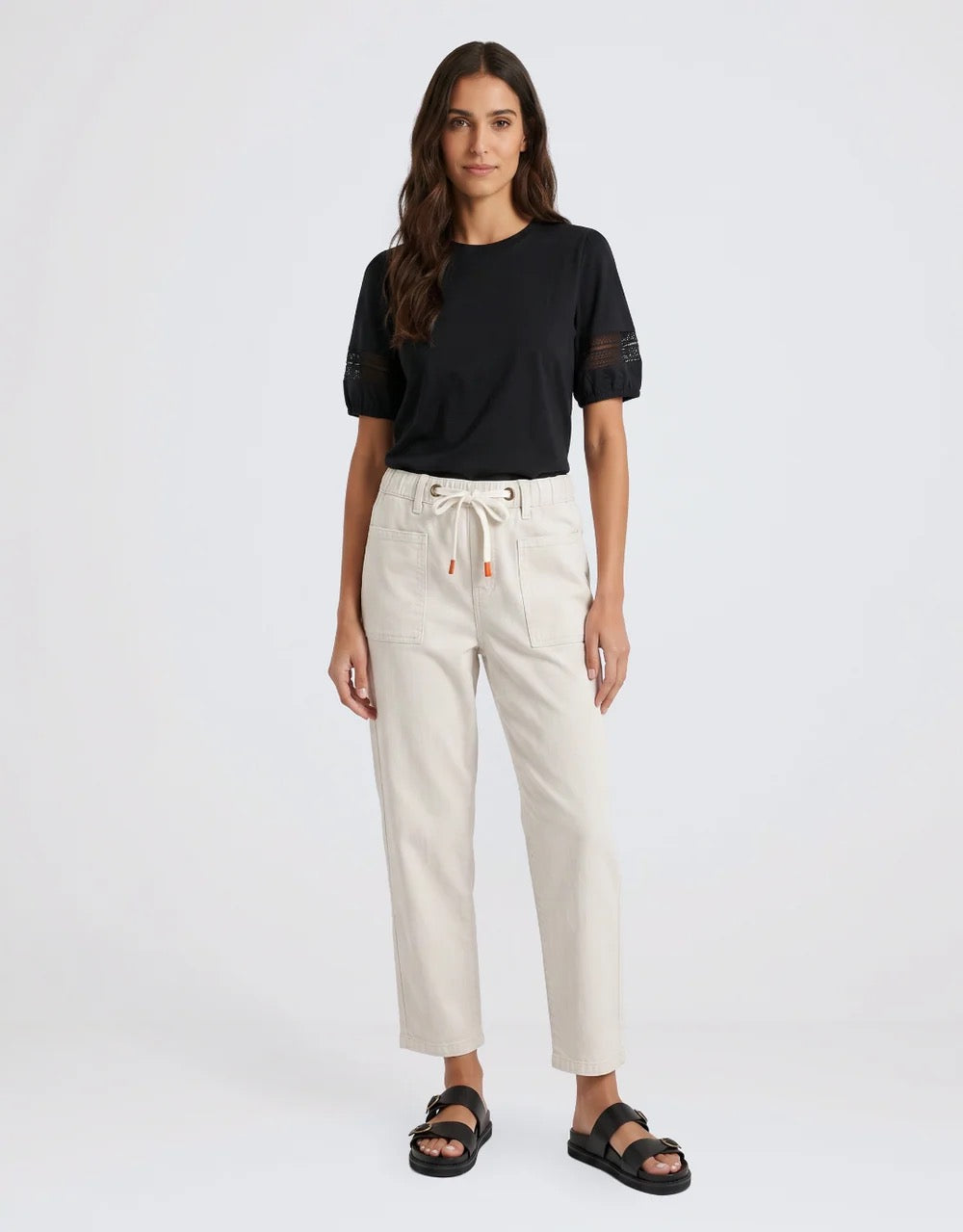 Carter Barrel Jean in Sand by Monaco Jeans