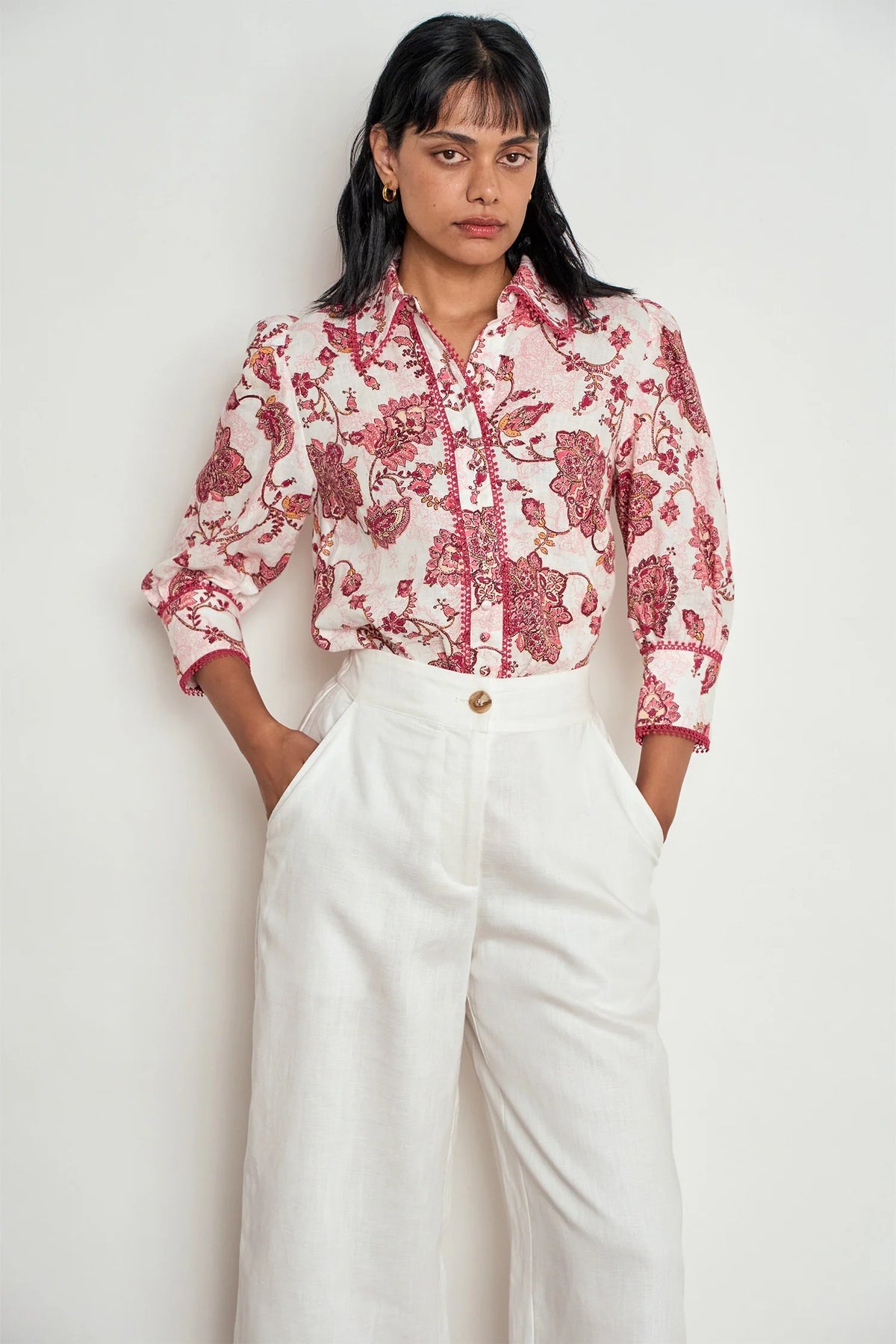 Serenade Top in Rose Paisley by Zoe Kratzmann