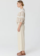 Load image into Gallery viewer, Rosin Stripe Knit in Pebble/Chalk by POL
