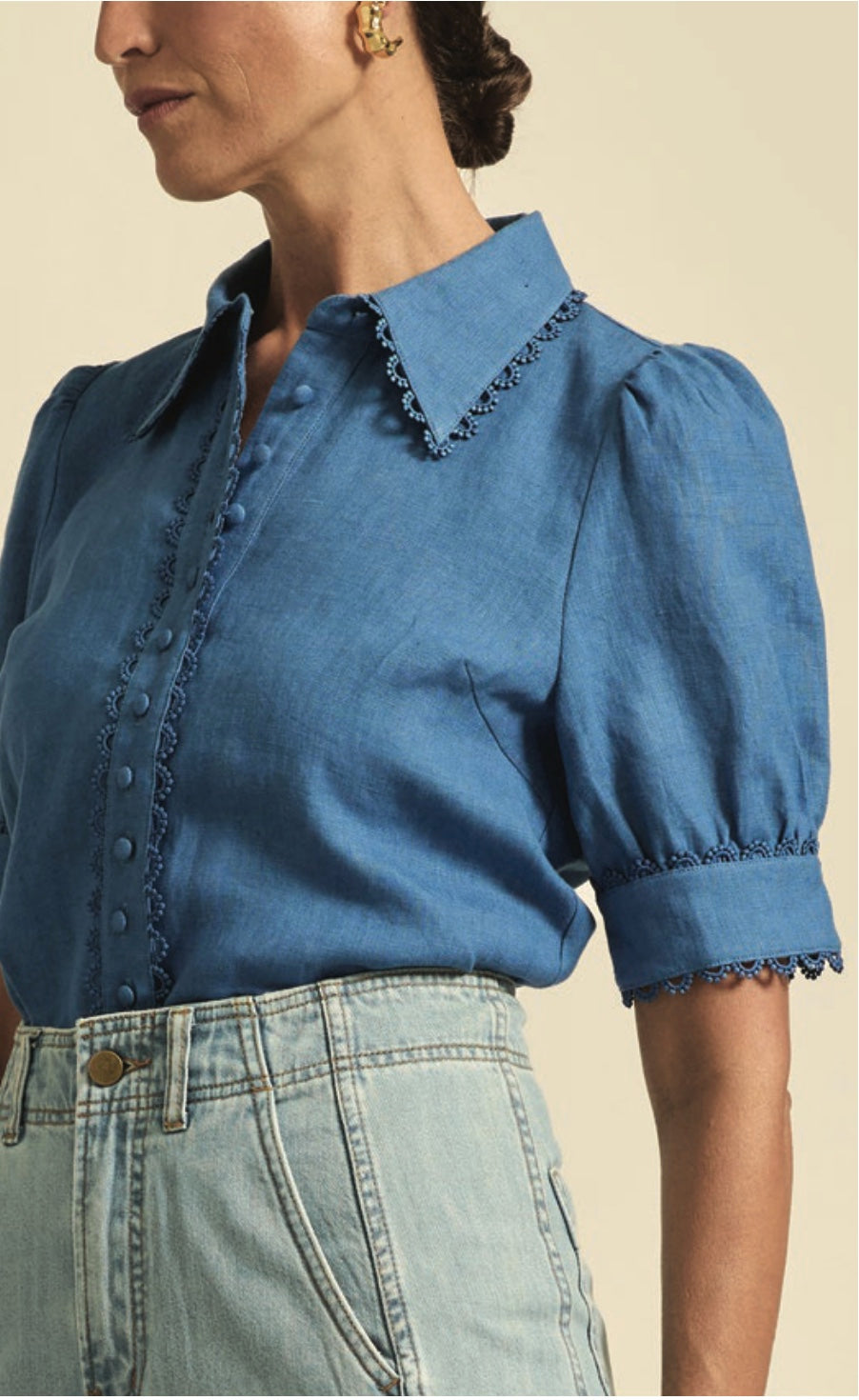 Tether Top in Shoreline by Zoe Kratzmann