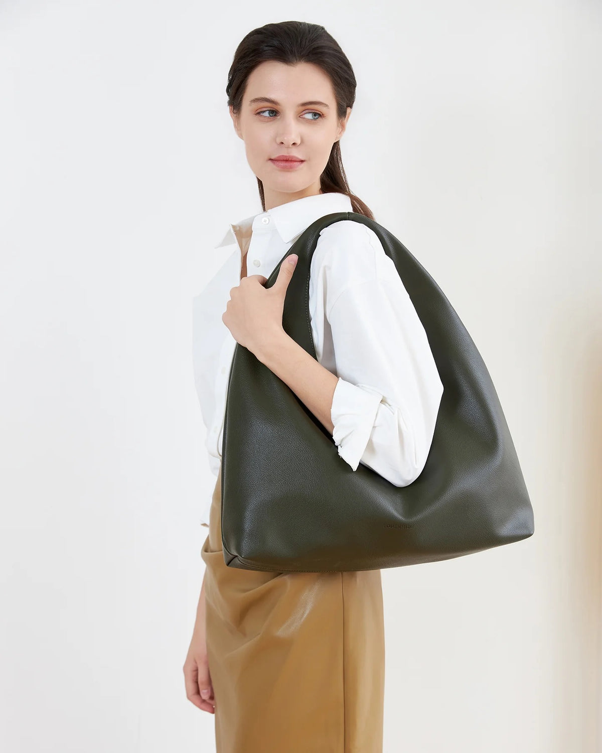 Monaco Bag in Olive by Louenhide
