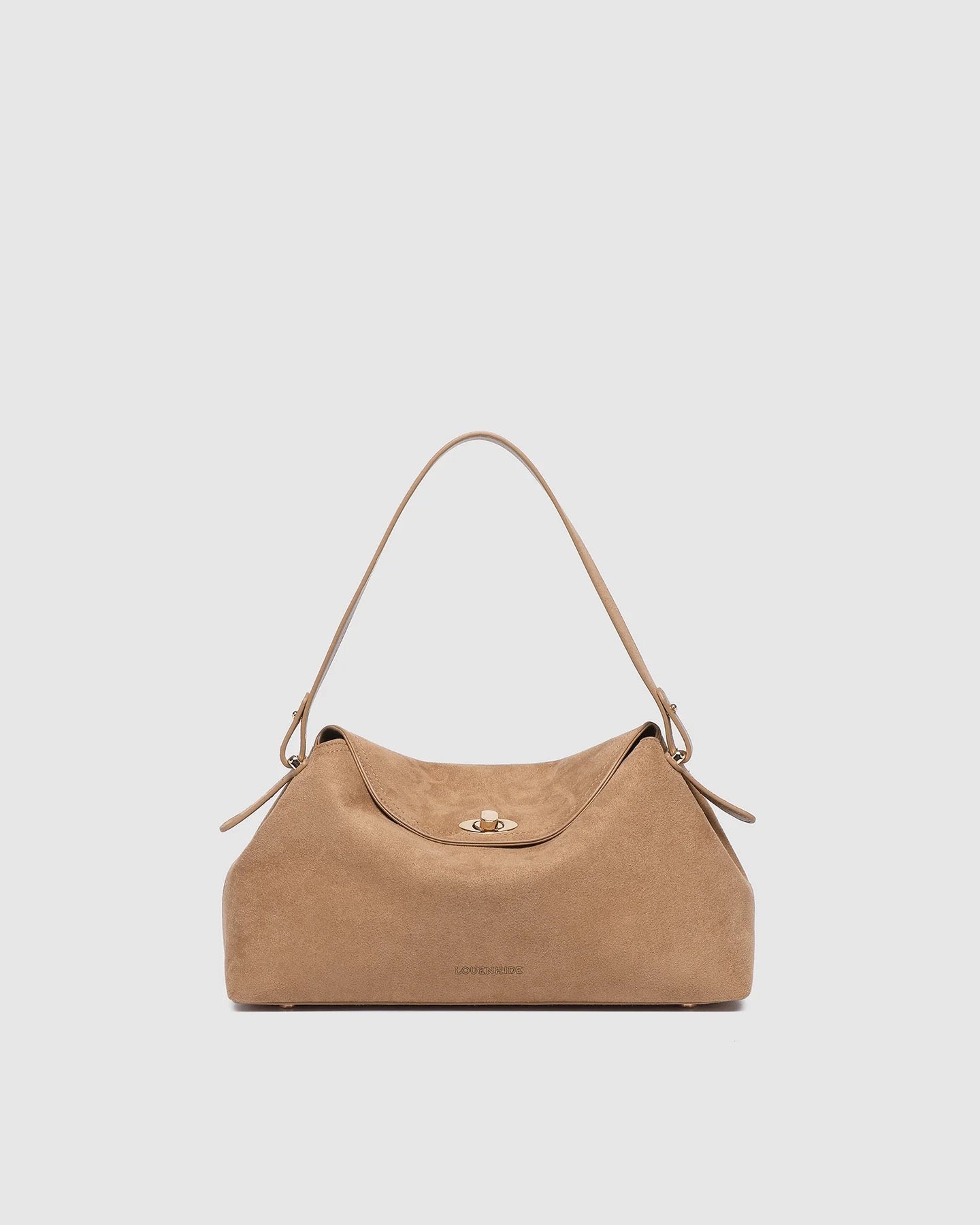 Nicole Suedette Handbag in Honey by Louenhide