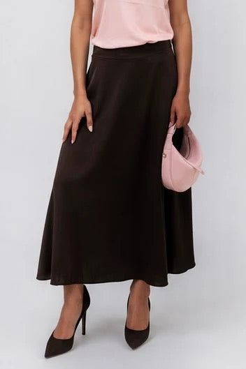 Lulu Skirt in Chocolate by La Gemme