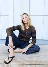 Load image into Gallery viewer, Sable Cardigan in Choc/Ink by POL
