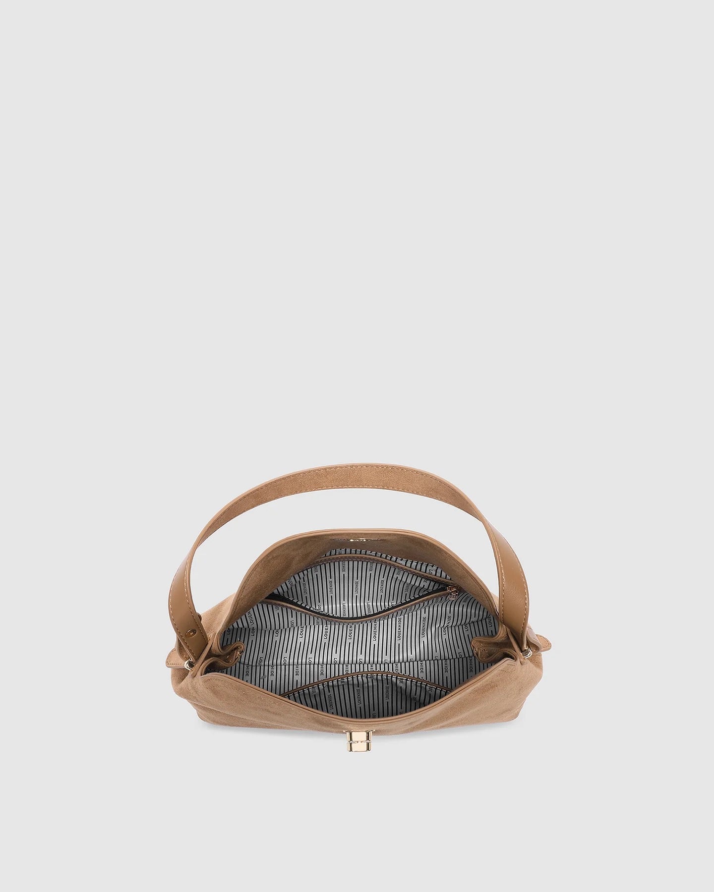 Nicole Suedette Handbag in Honey by Louenhide