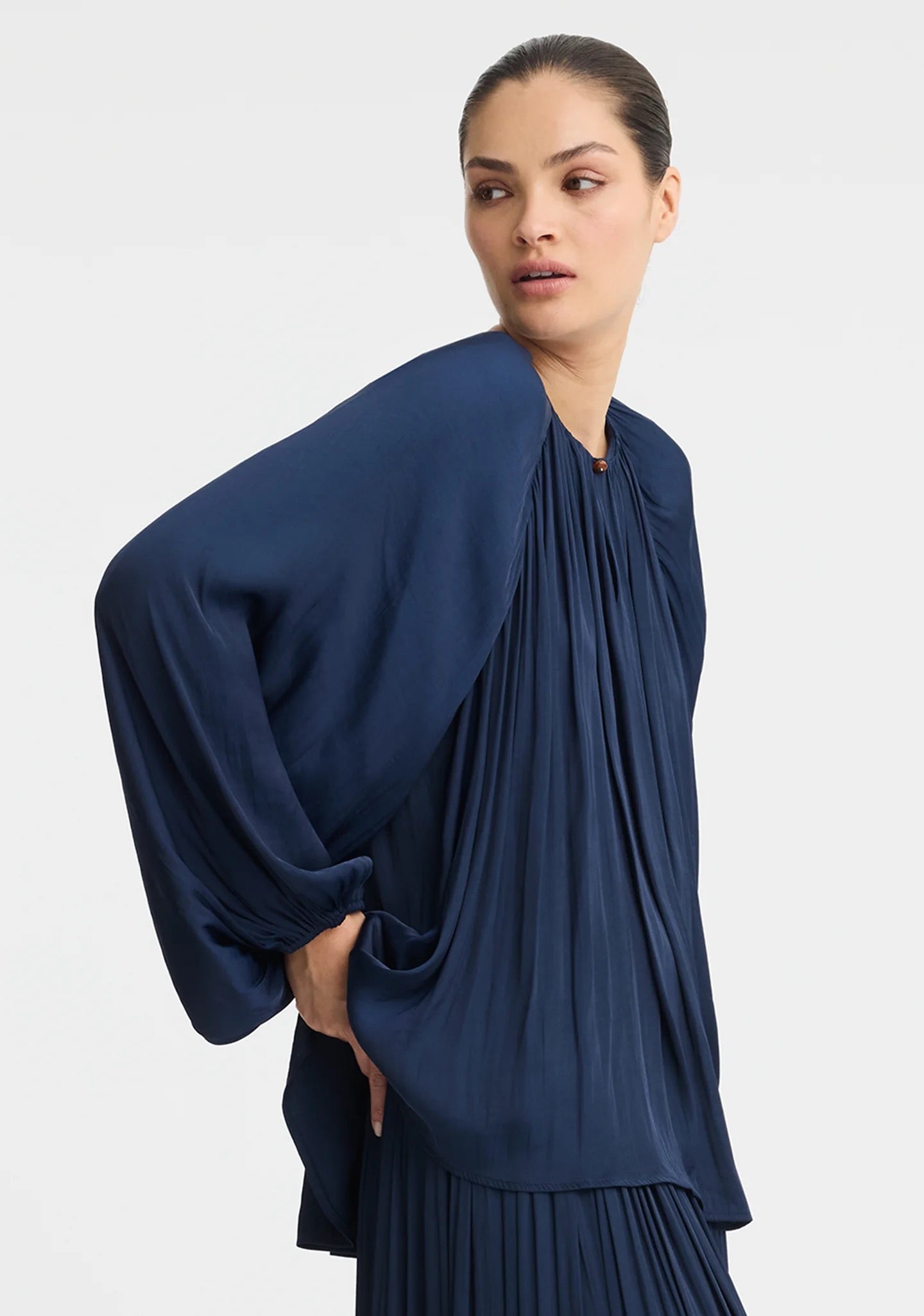 Vivienne Blouse in Navy by Morrison