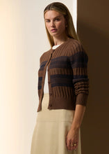 Load image into Gallery viewer, Sable Cardigan in Choc/Ink by POL
