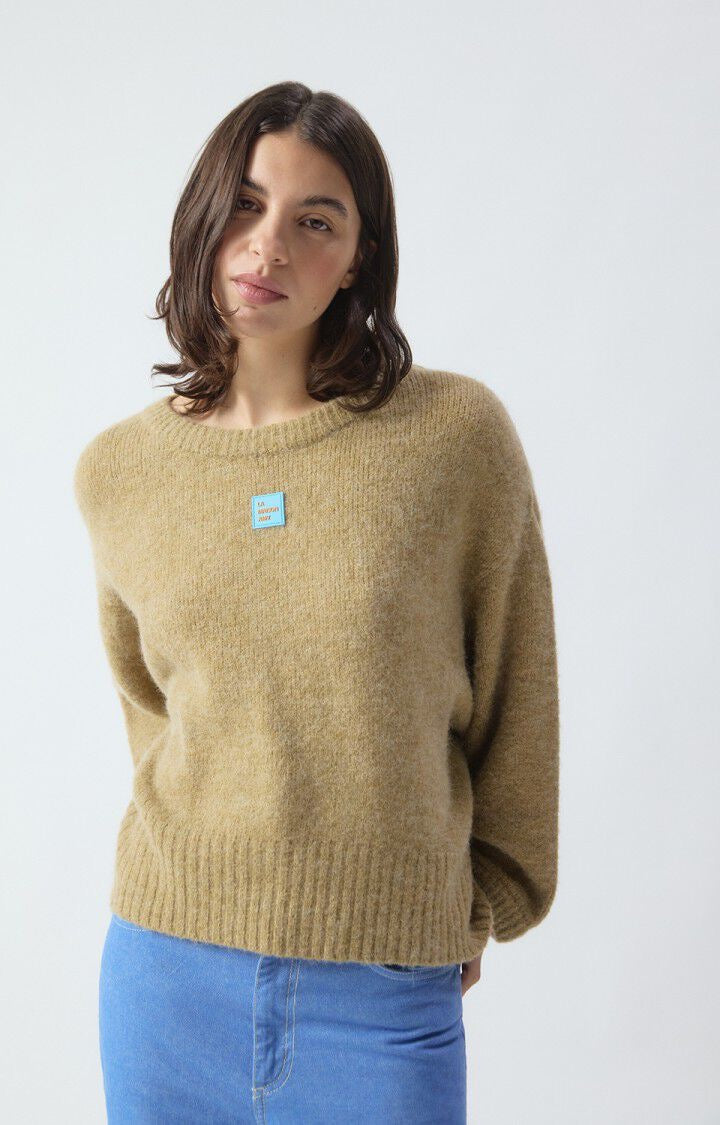 East Sweater in Sand Melange by American Vintage