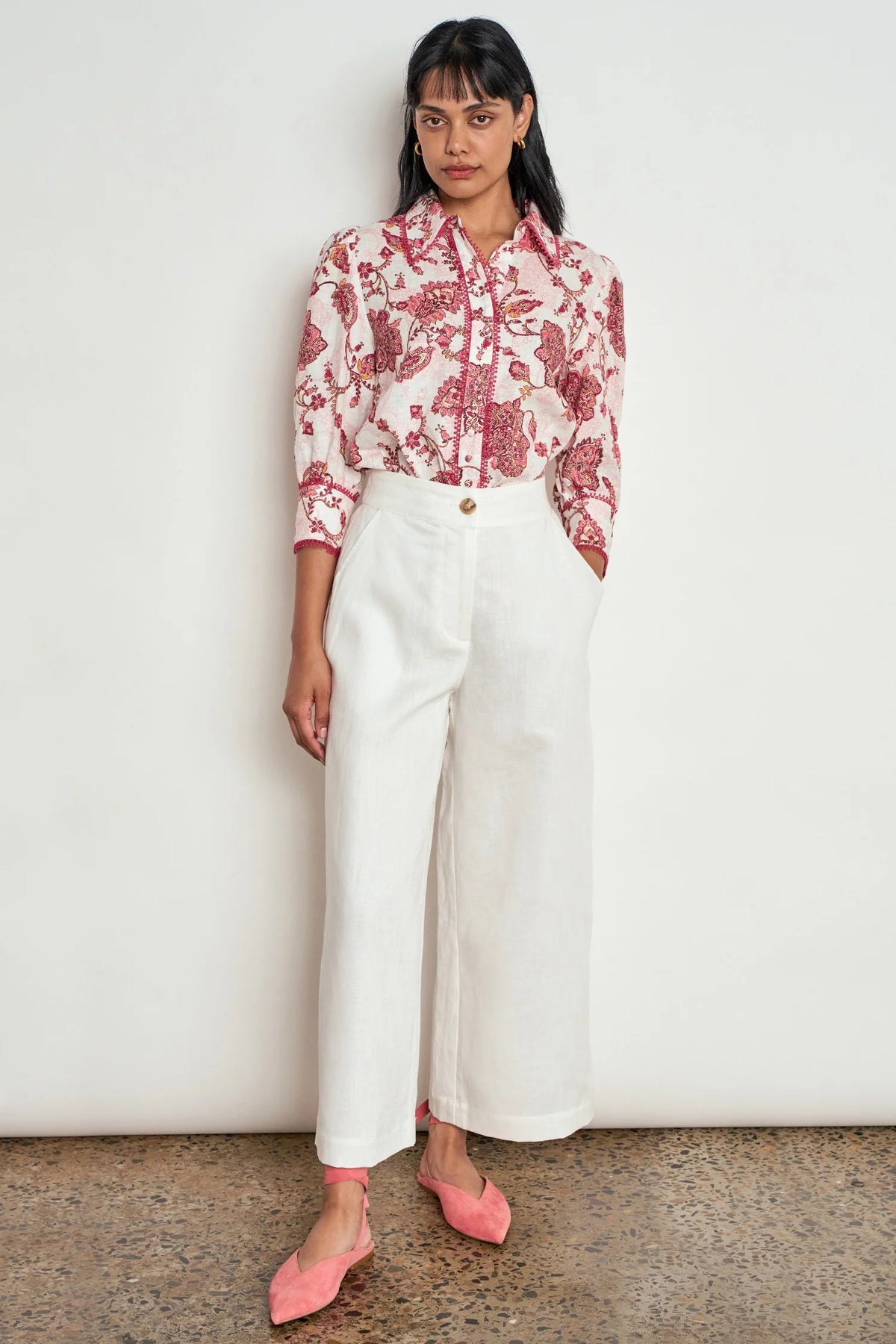Serenade Top in Rose Paisley by Zoe Kratzmann