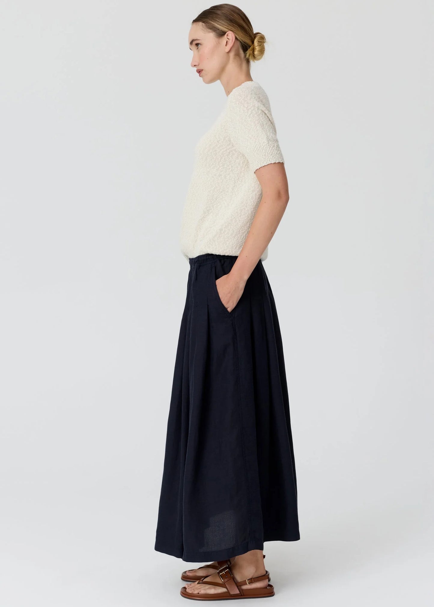 Cedar Knit in Chalk/Silver by POL