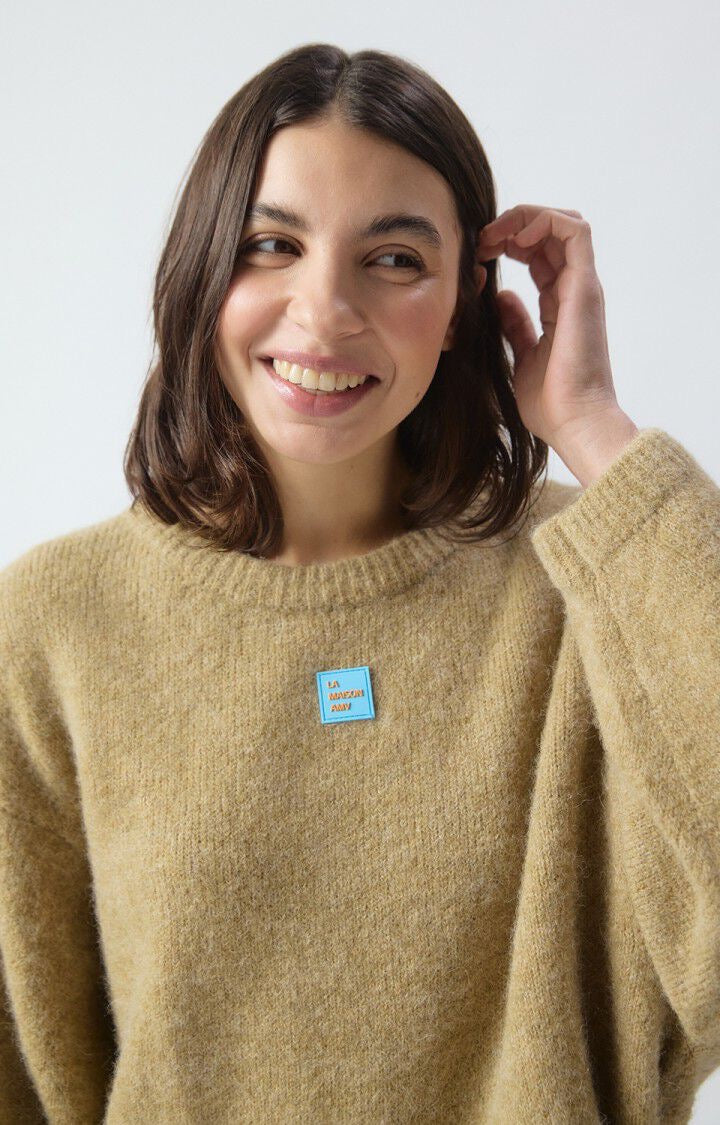 East Sweater in Sand Melange by American Vintage