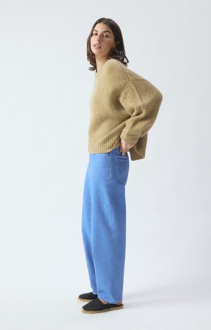East Sweater in Sand Melange by American Vintage