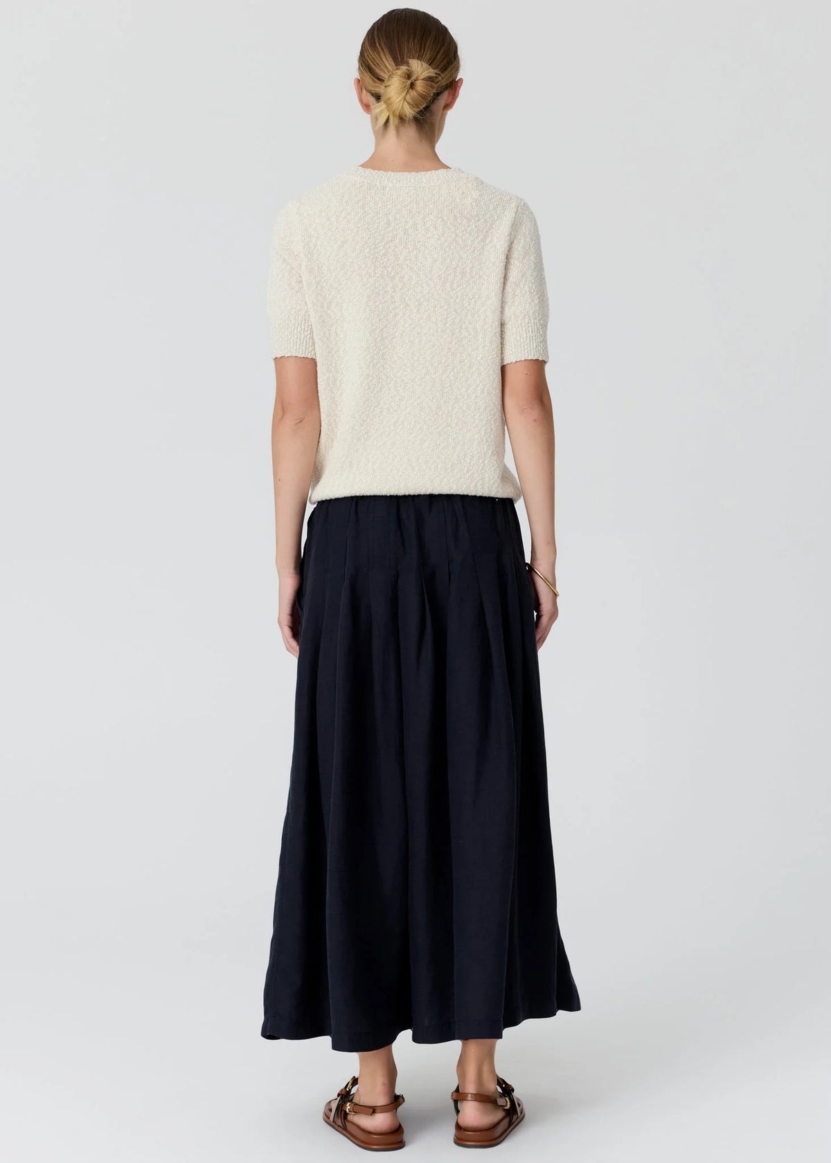 Cedar Knit in Chalk/Silver by POL