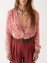 Load image into Gallery viewer, Dylan Blouse in Pink Martini by Maison Hotel
