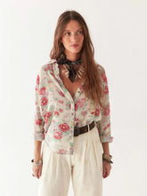 Load image into Gallery viewer, Georgia Blouse in Candy Roses by Maison Hotel
