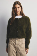 Load image into Gallery viewer, Frankie Cardigan in Moss by World of Nomads
