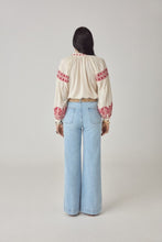 Load image into Gallery viewer, Antonella Blouse in Cranberry by Maison Hotel
