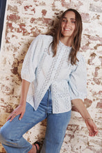 Load image into Gallery viewer, Isabella Shirt in Powder Blue by Kireina
