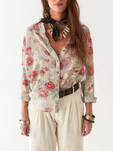 Load image into Gallery viewer, Georgia Blouse in Candy Roses by Maison Hotel
