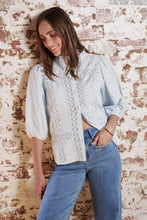 Load image into Gallery viewer, Isabella Shirt in Powder Blue by Kireina
